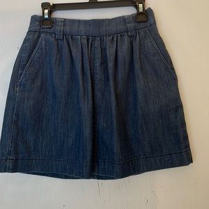 Fossil Denim Skirt Size Small
